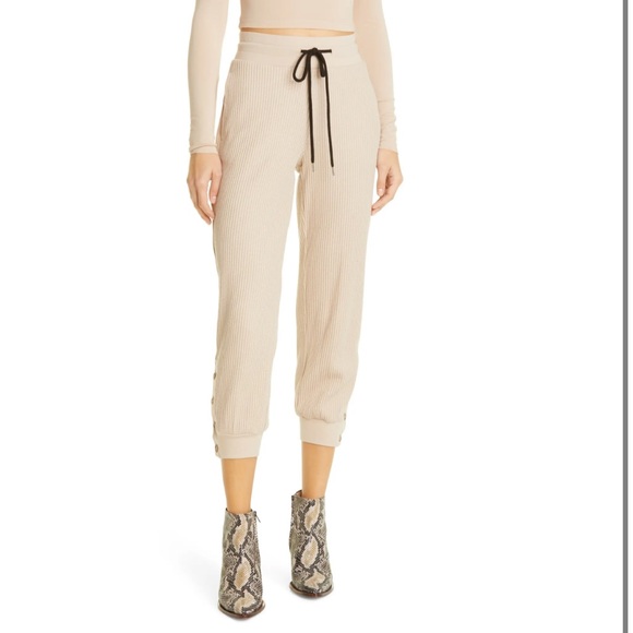 The Range Pants - The range Jumbo Stark tan brown Thermal Joggers NEW xs